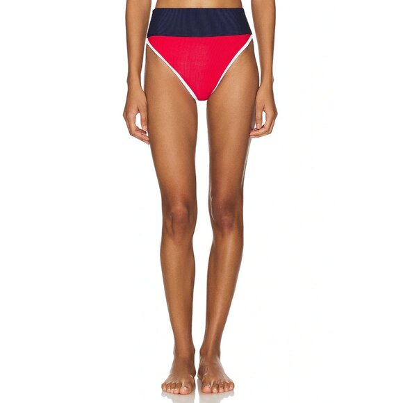 New BEACH RIOT Eva Bottom in Americana Colorblock Size S - Picture 2 of 11